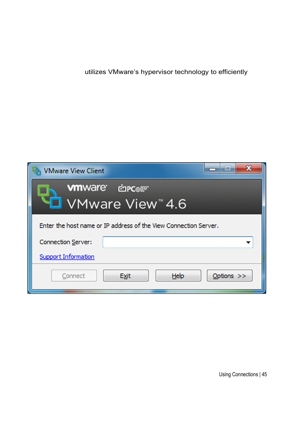 Using vmware view | Acer Veriton N2620G User Manual | Page 45 / 68