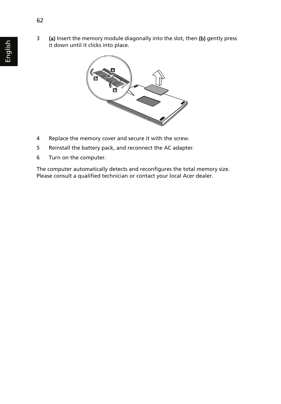 English | Acer Aspire 5510 User Manual | Page 72 / 96