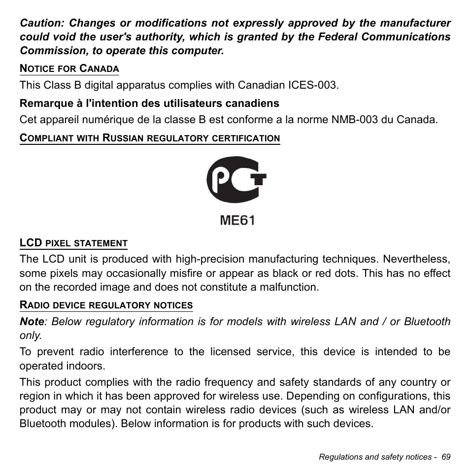 Acer Aspire P3-171 User Manual | Page 69 / 73