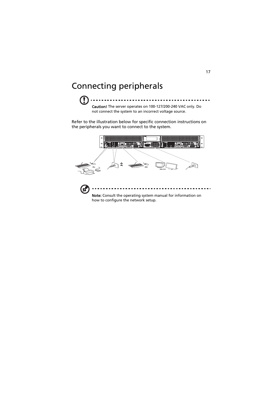 Connecting peripherals | Acer AW2000h-AW170h User Manual | Page 33 / 160