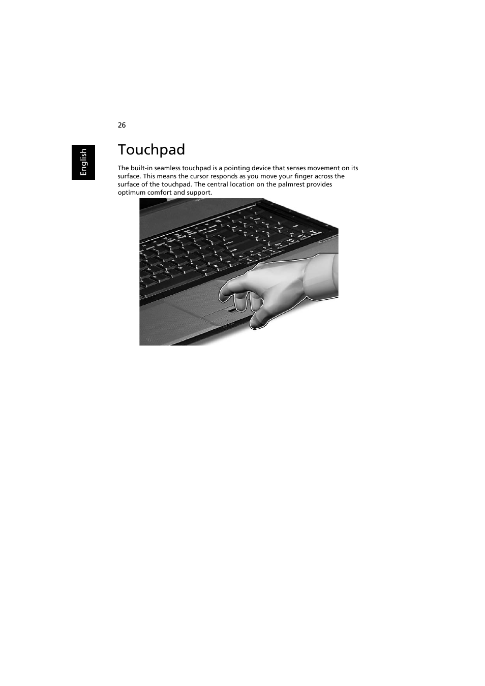 Touchpad | Acer Aspire 8920G User Manual | Page 46 / 109