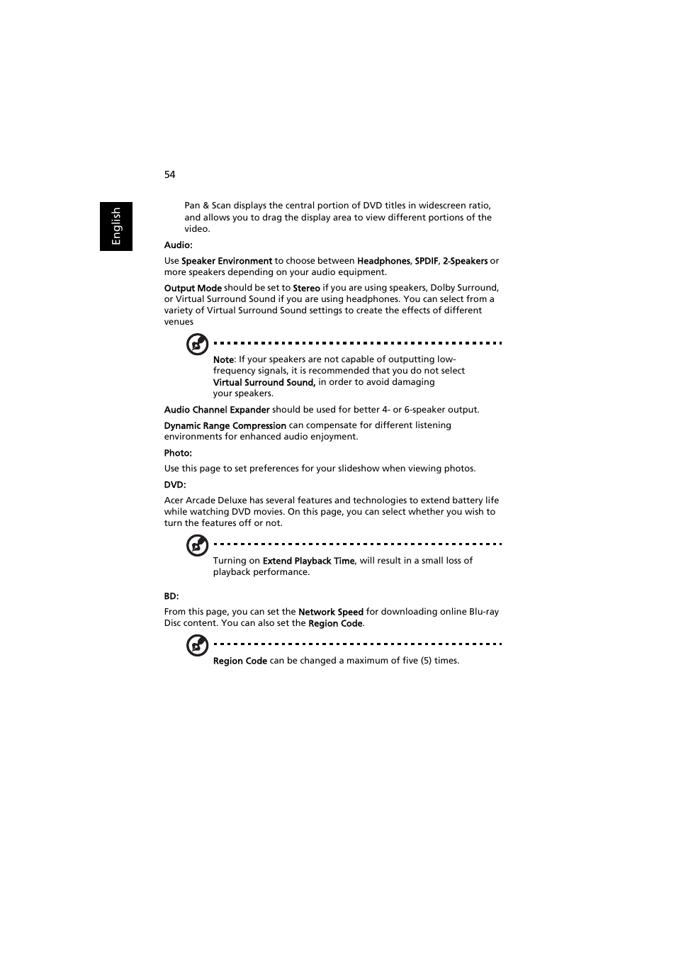 Acer Aspire 8920G User Manual | Page 74 / 109