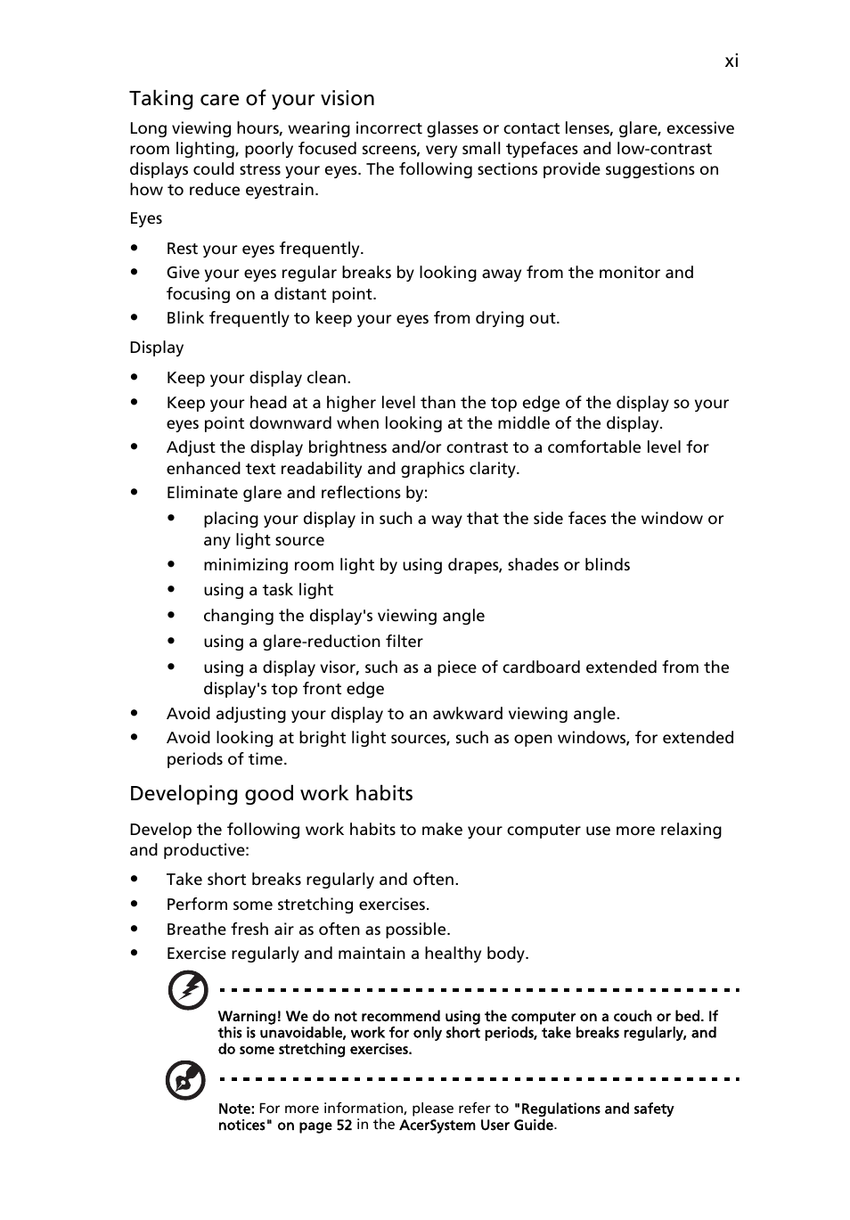Acer Ferrari 3400 User Manual | Page 11 / 78