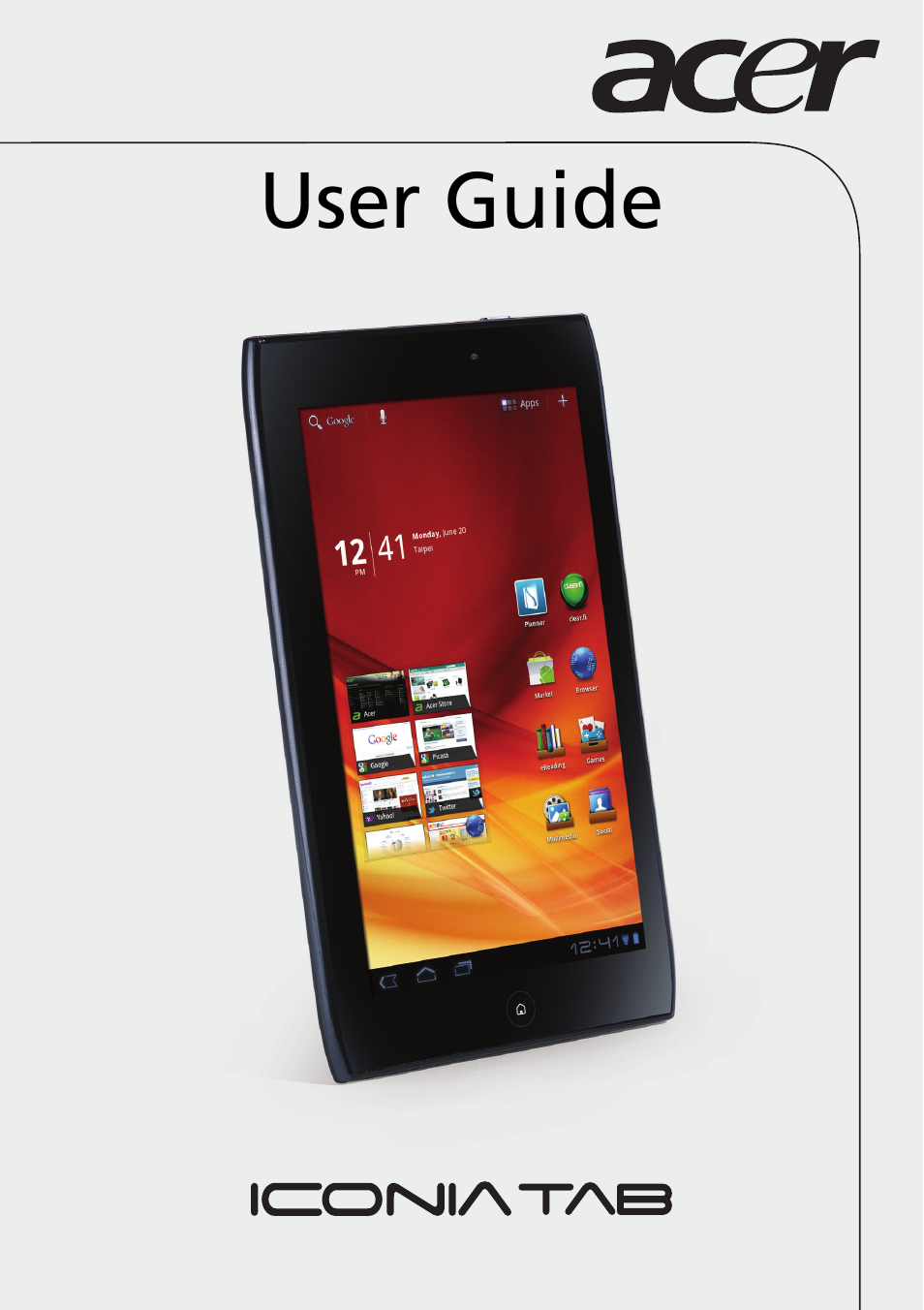 Acer A100 User Manual | 82 pages