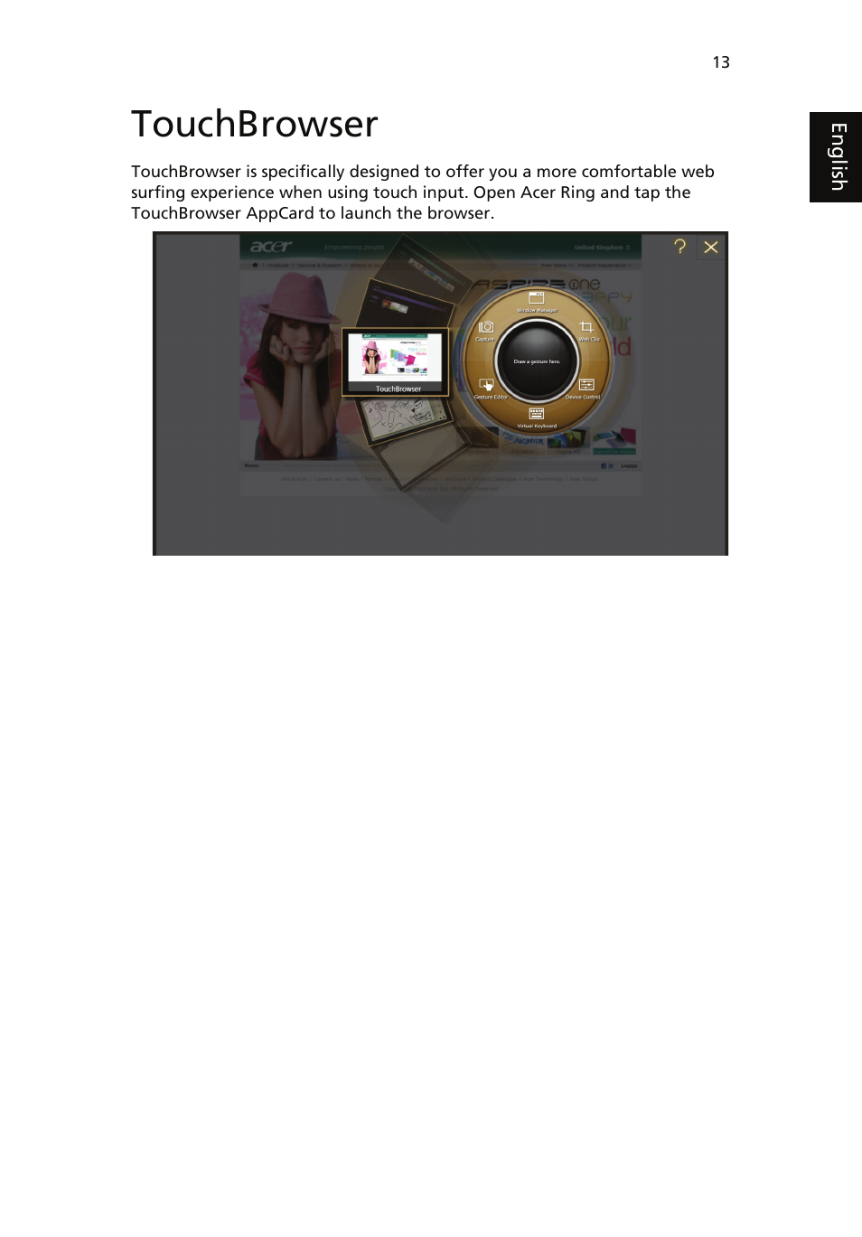 Touchbrowser | Acer ICONIA User Manual | Page 17 / 66
