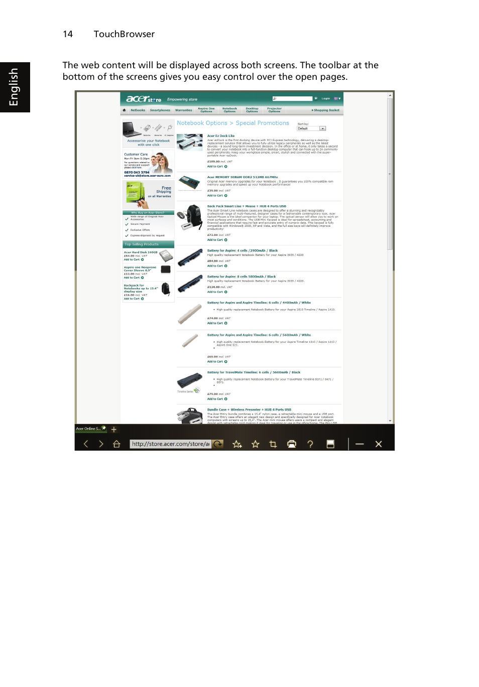 Acer ICONIA User Manual | Page 18 / 66
