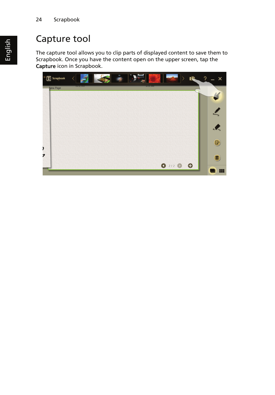 Capture tool | Acer ICONIA User Manual | Page 28 / 66