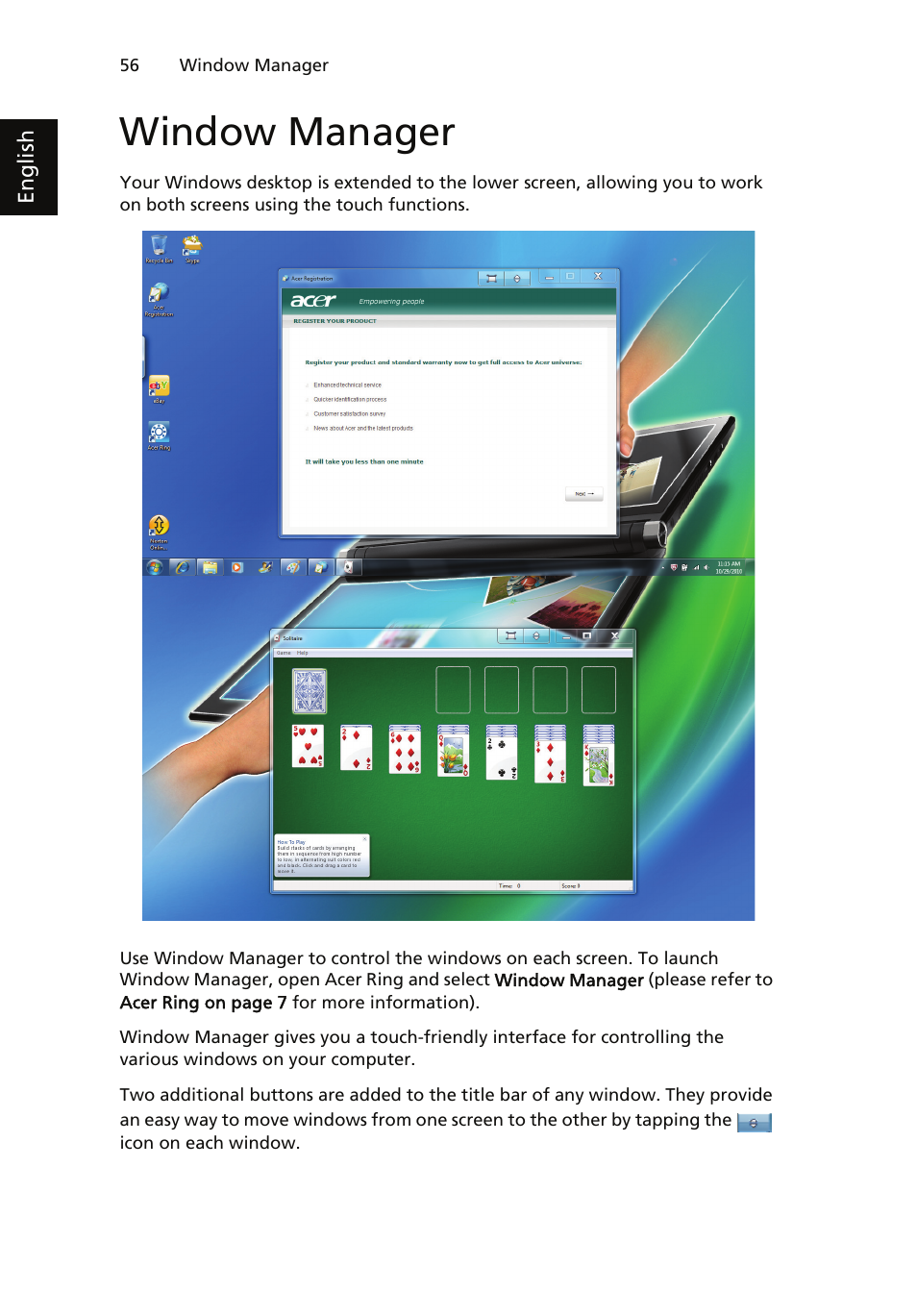 Window manager | Acer ICONIA User Manual | Page 60 / 66