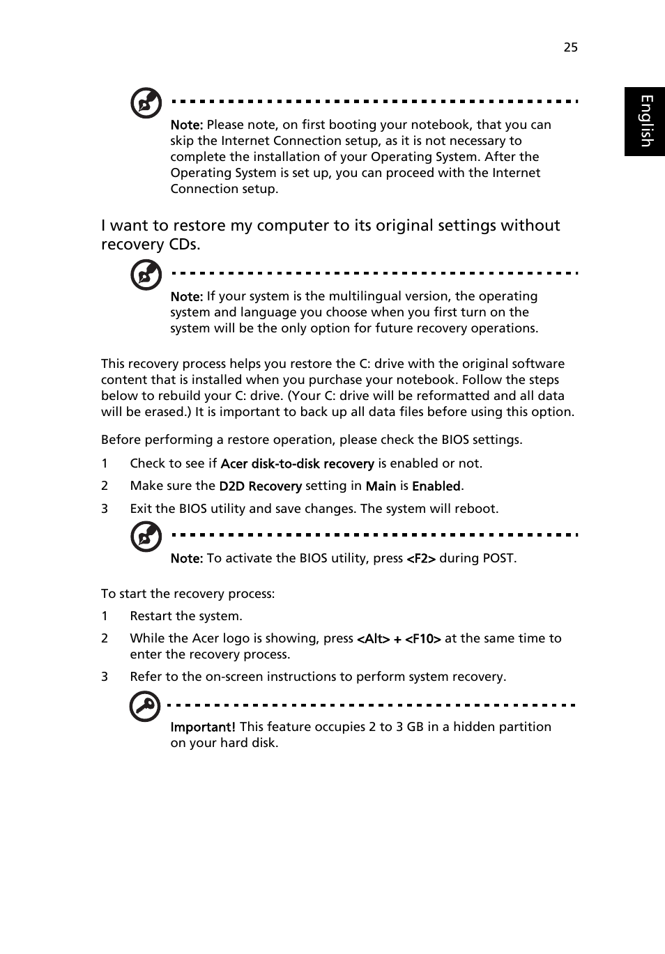 Acer Extensa 6600 User Manual | Page 33 / 66