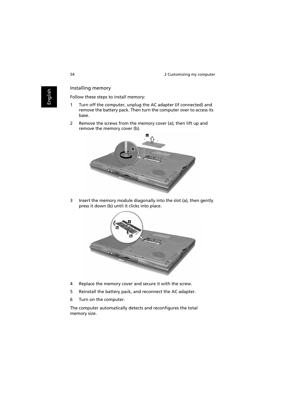 Acer TravelMate 8000 User Manual | Page 62 / 99