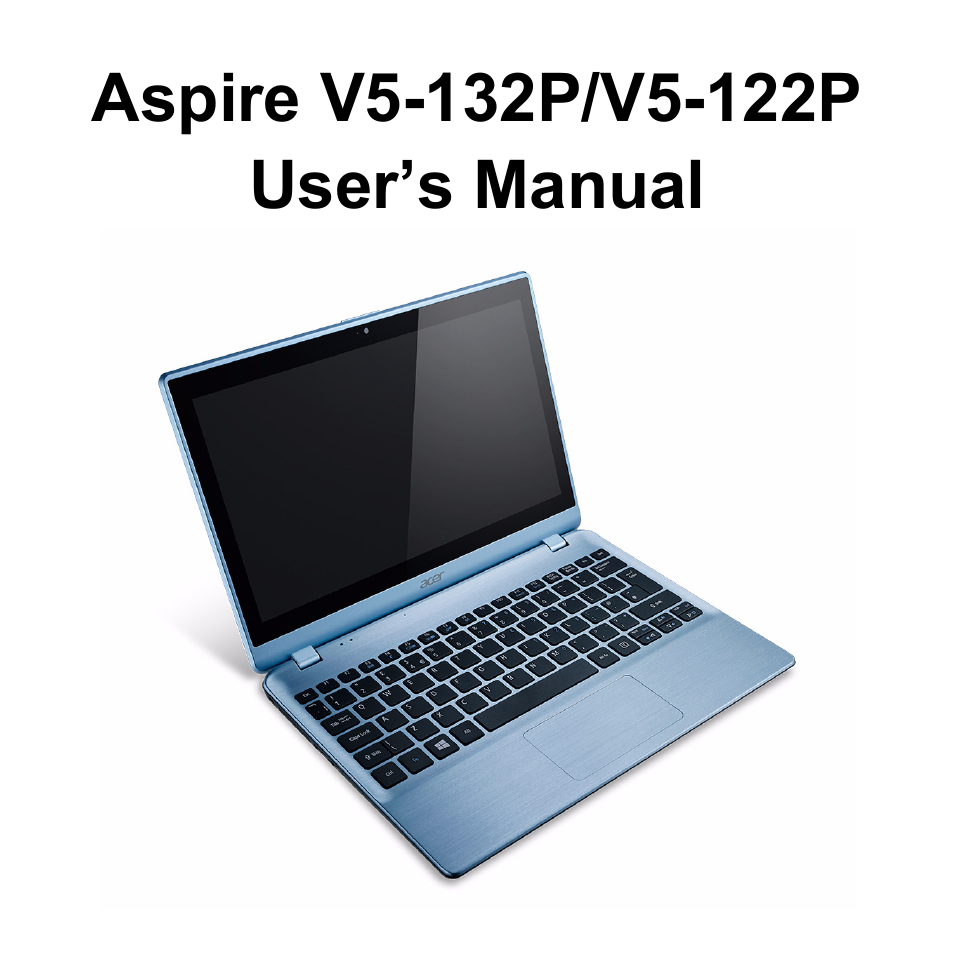 Acer Aspire V5-132 User Manual | 103 pages