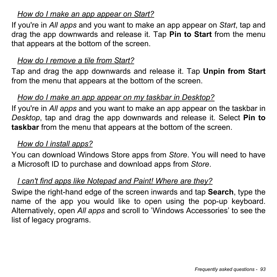 Acer Aspire V5-132 User Manual | Page 93 / 103