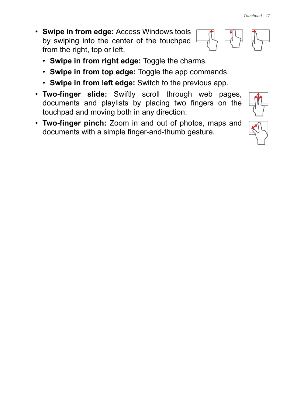 Acer Aspire V5-561G User Manual | Page 17 / 85