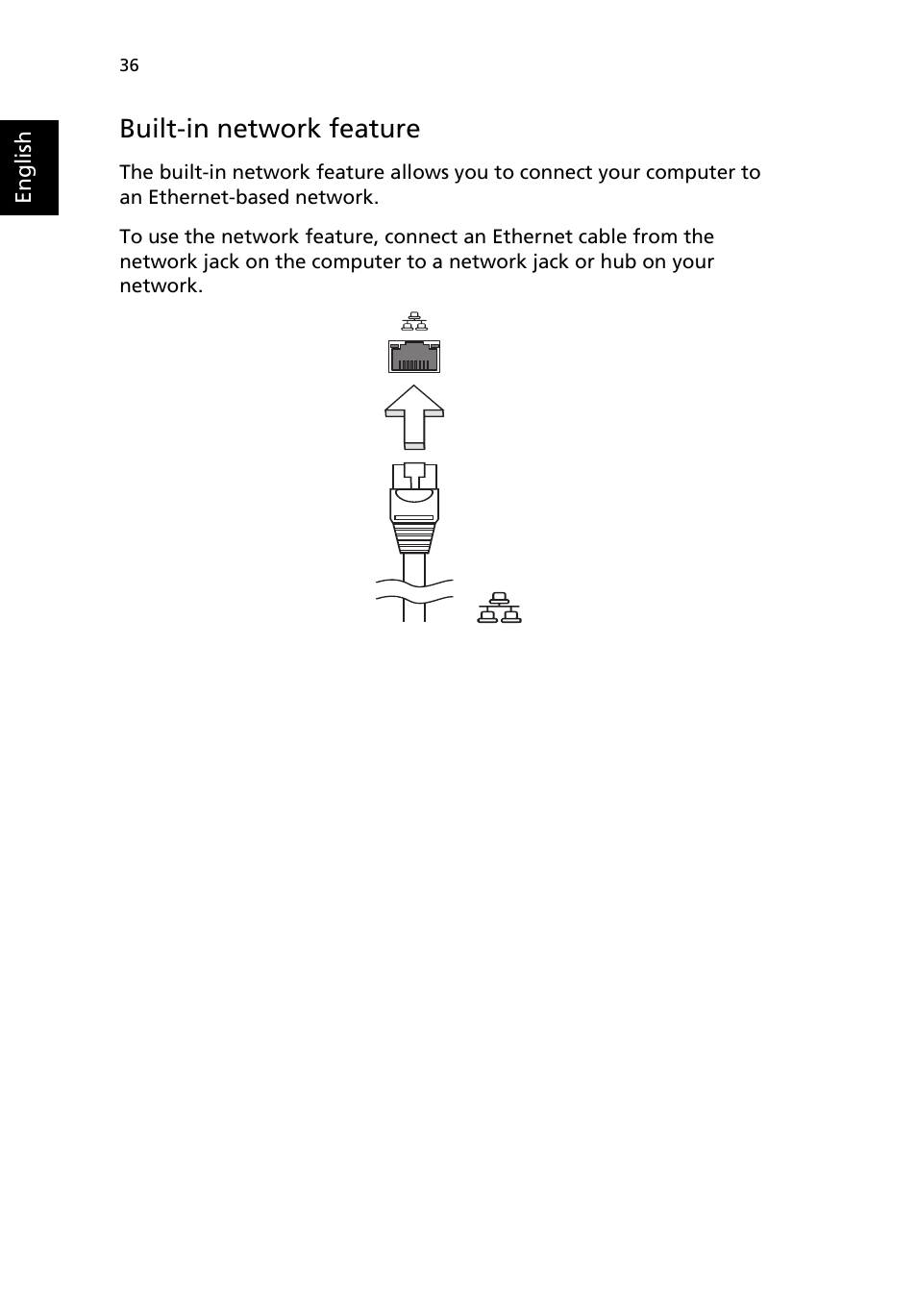 Built-in network feature | Acer Aspire 9100 User Manual | Page 46 / 90