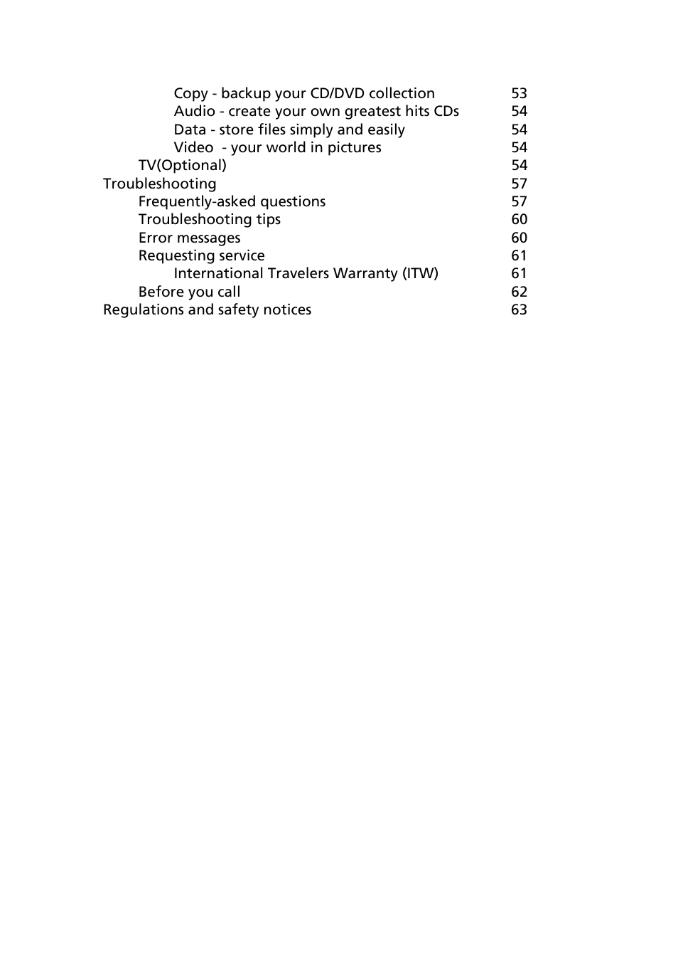 Acer Aspire 9100 User Manual | Page 9 / 90