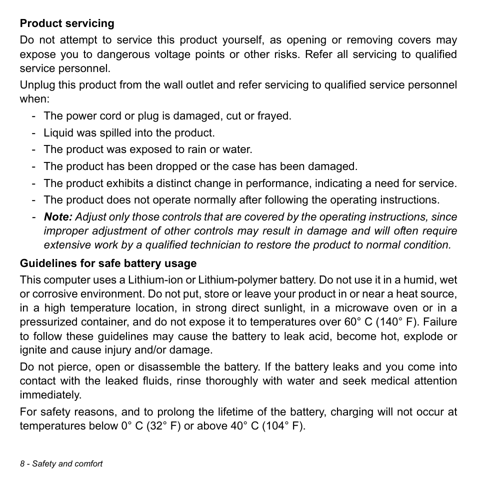 Acer Aspire R7-571G User Manual | Page 8 / 108
