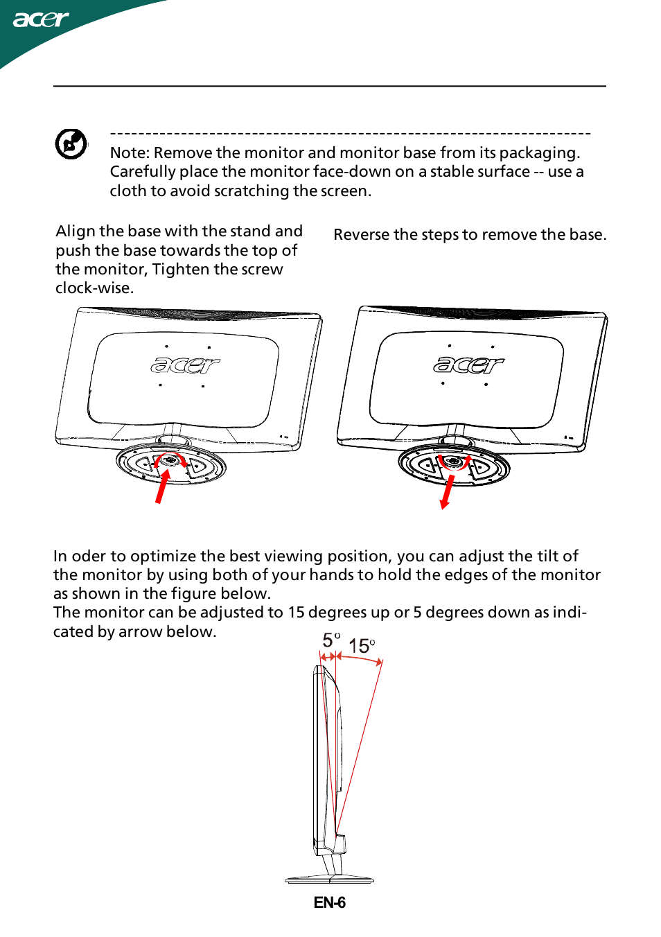 Acer HR274H User Manual | Page 7 / 25