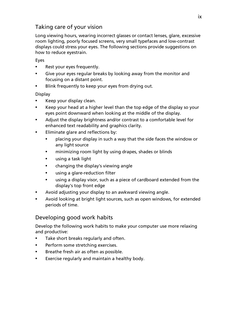Acer P199HQL User Manual | Page 9 / 27