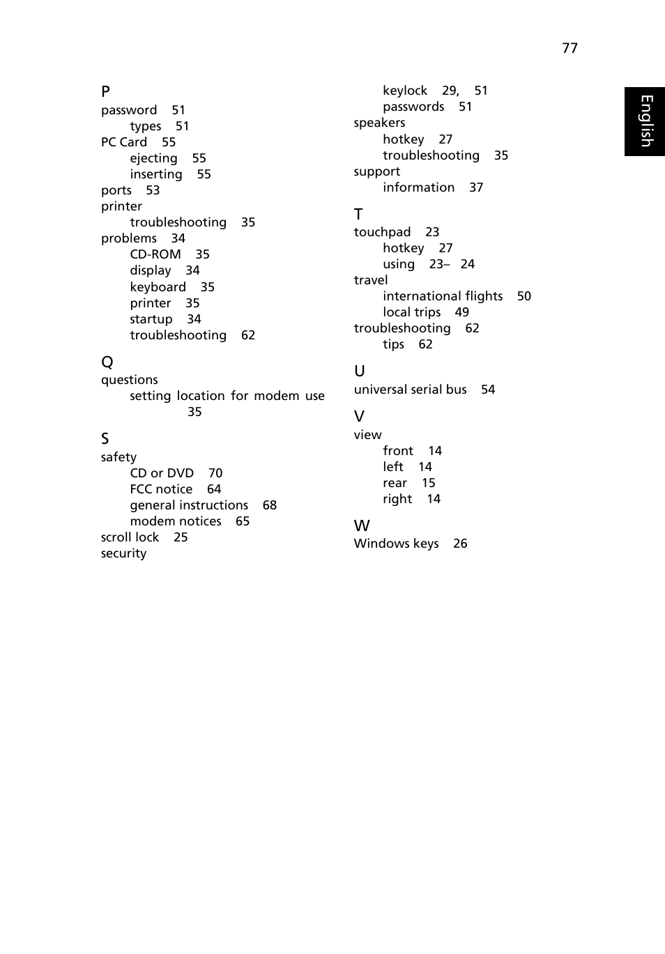 Acer Aspire 7100 User Manual | Page 87 / 87