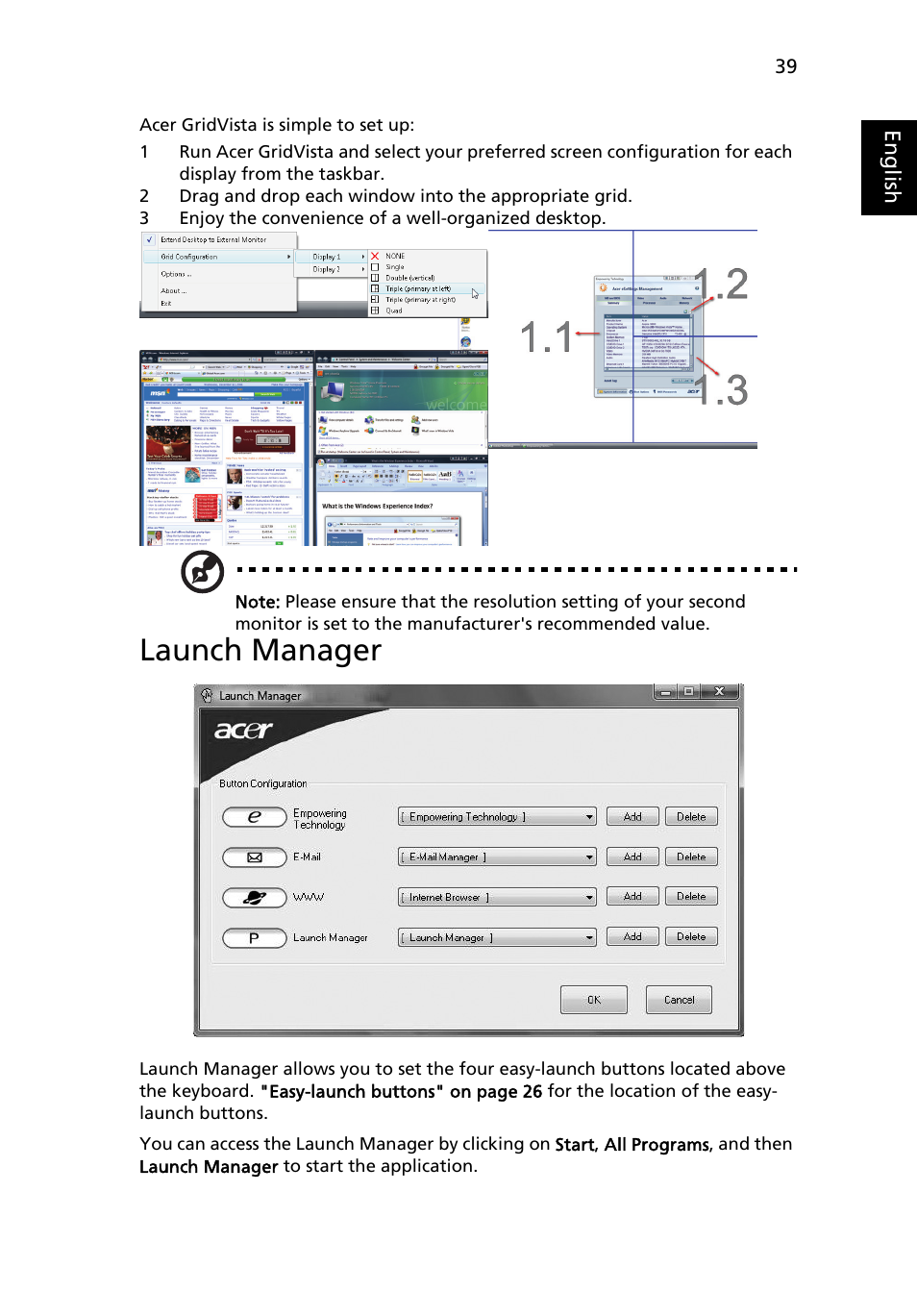 Launch manager | Acer Extensa 4120 User Manual | Page 59 / 98