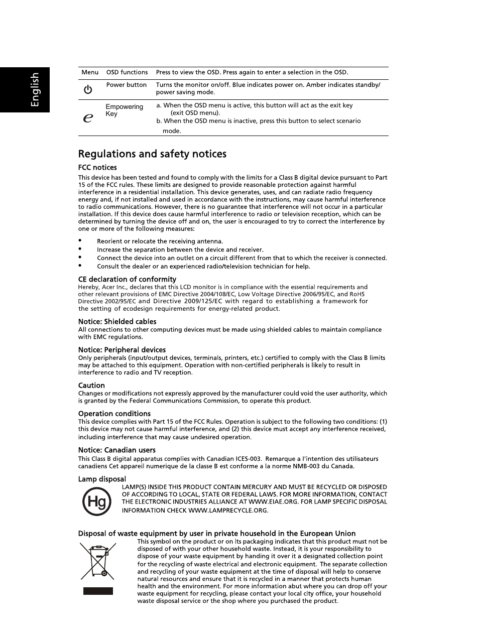 Acer B203HV User Manual | Page 2 / 2