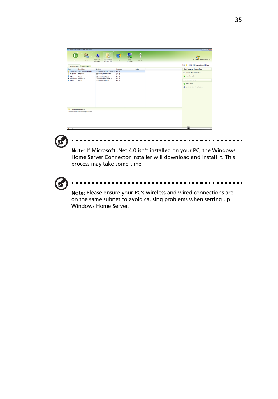 Acer RC111 User Manual | Page 35 / 103