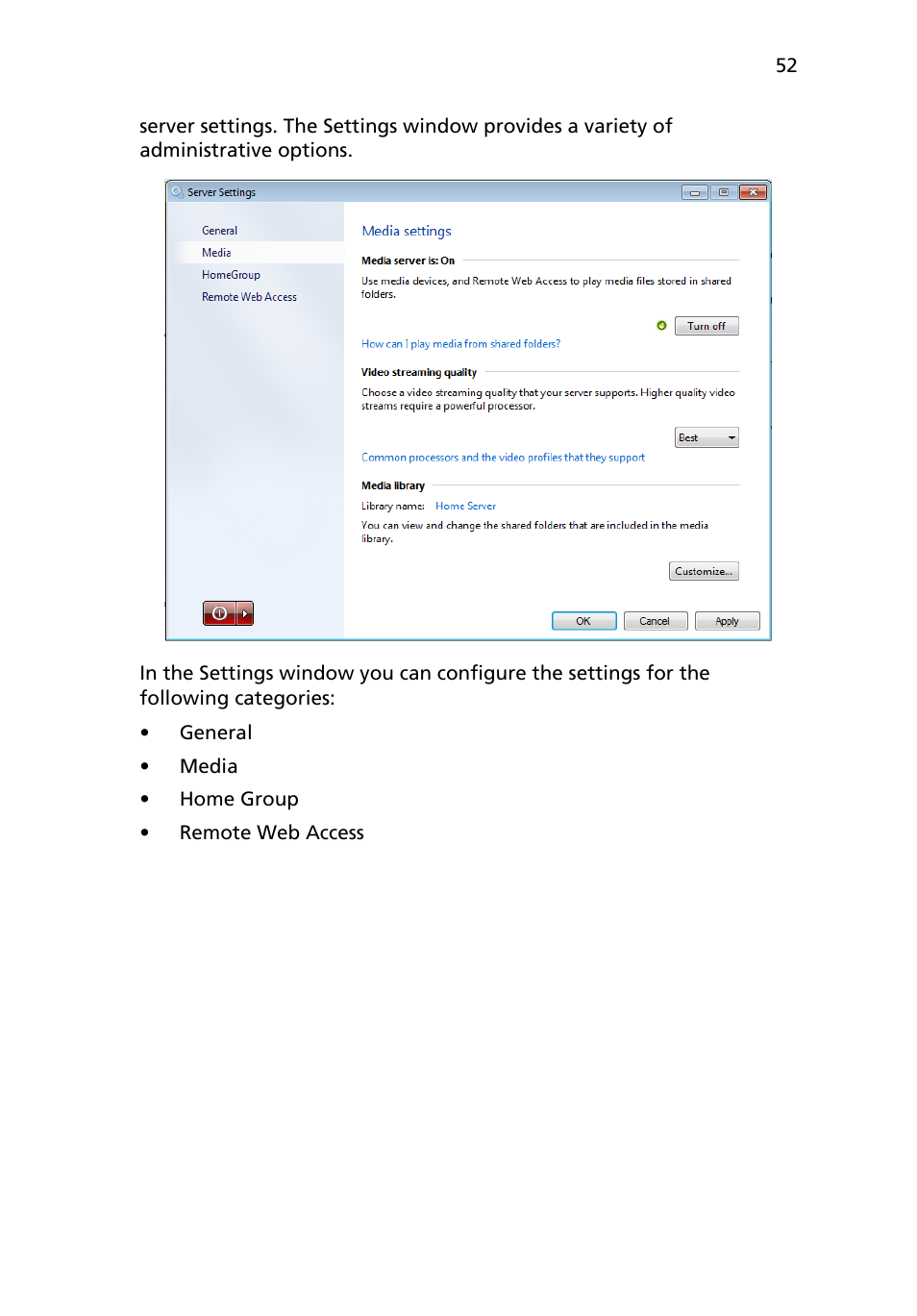 Acer RC111 User Manual | Page 52 / 103