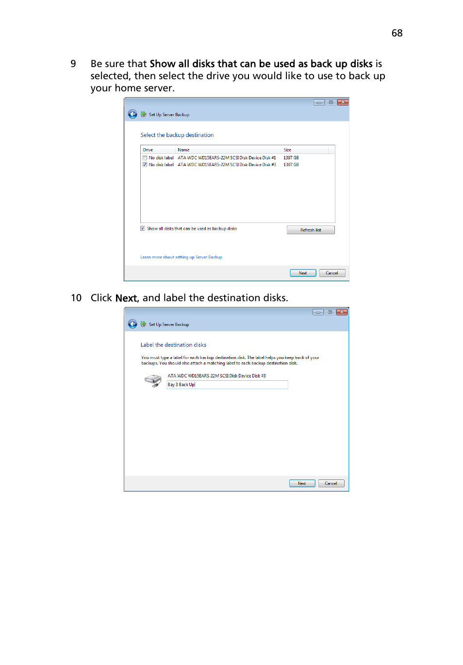 Acer RC111 User Manual | Page 68 / 103