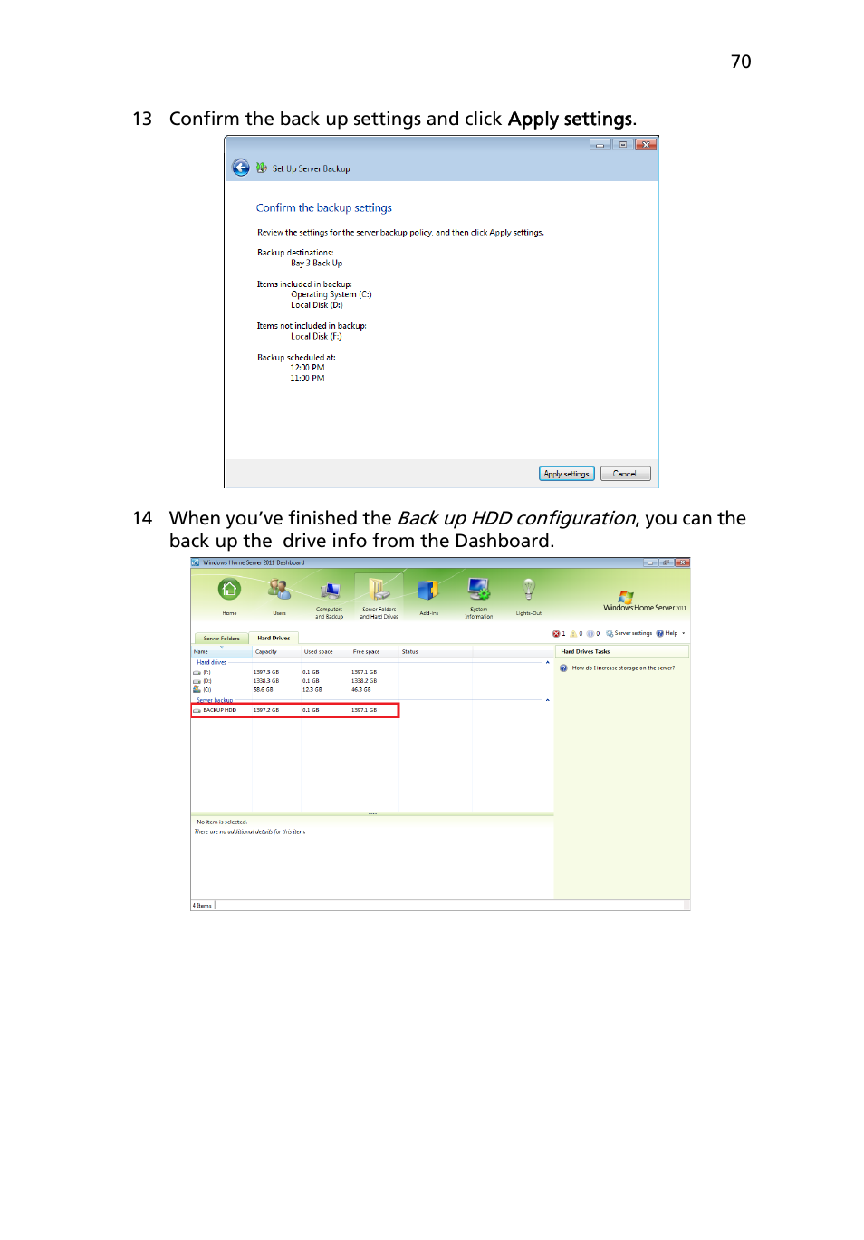 Acer RC111 User Manual | Page 70 / 103