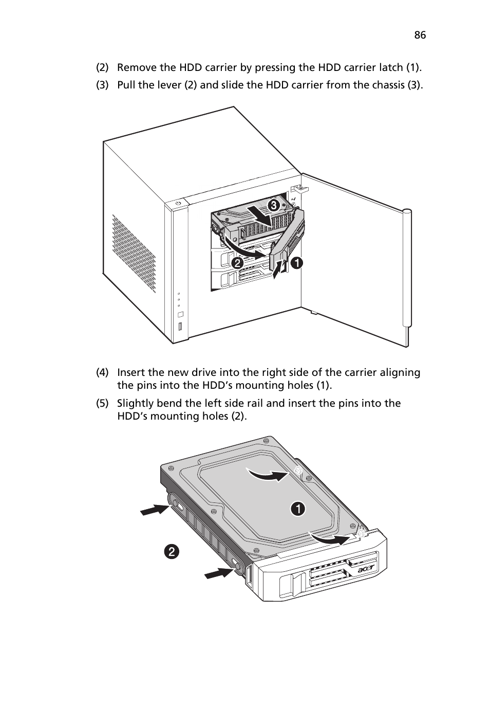 Acer RC111 User Manual | Page 86 / 103