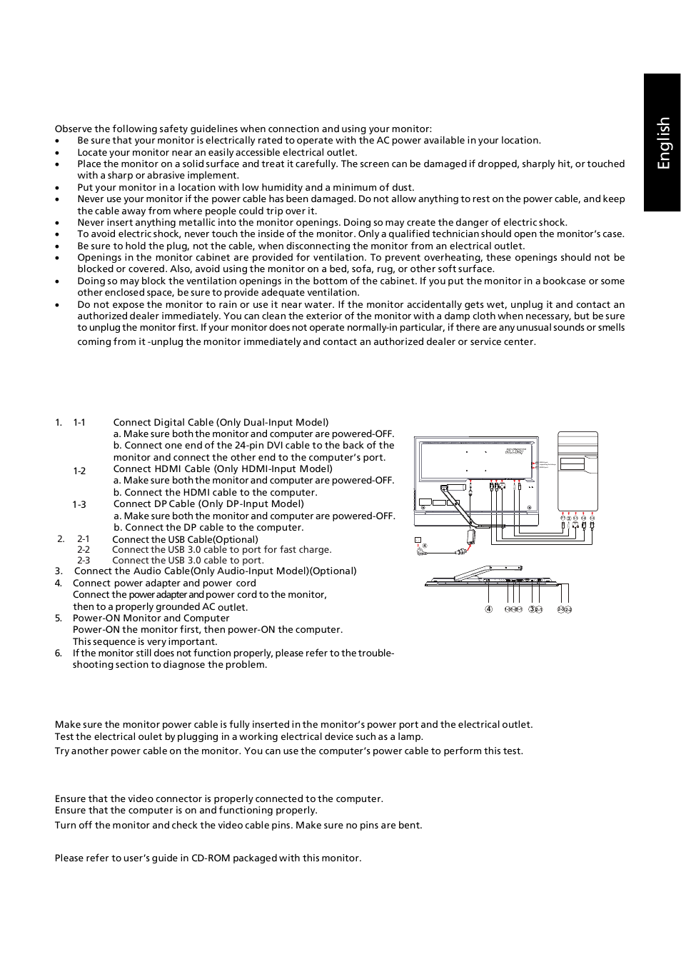 Acer T272HUL User Manual | 2 pages