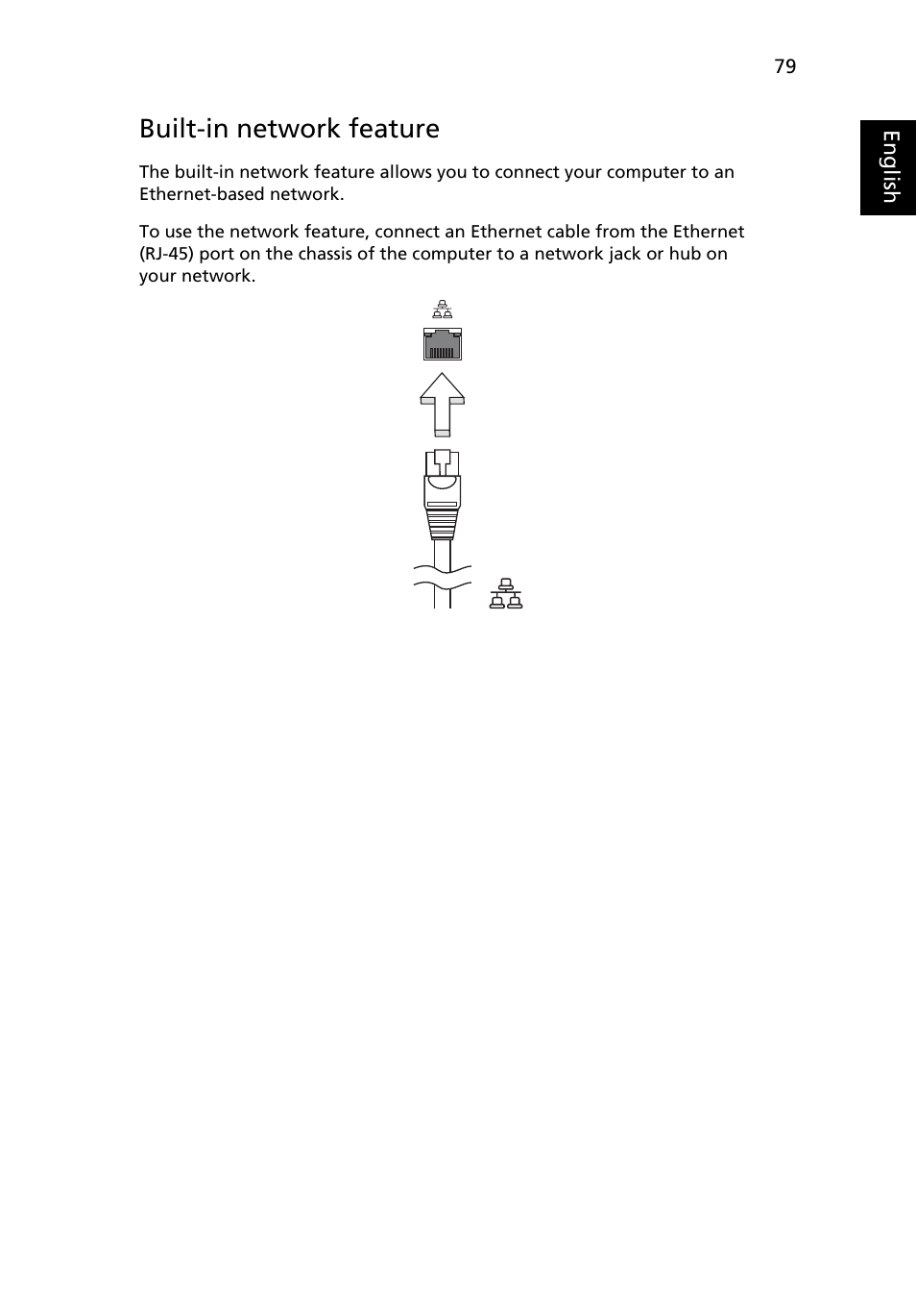 Built-in network feature | Acer Aspire 9510 User Manual | Page 95 / 123