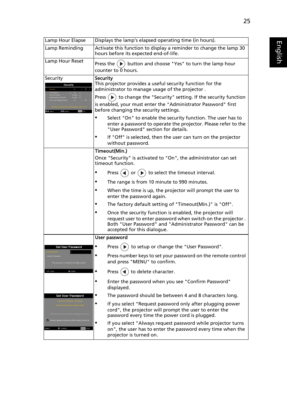 Eng lis h | Acer P7290 User Manual | Page 37 / 62