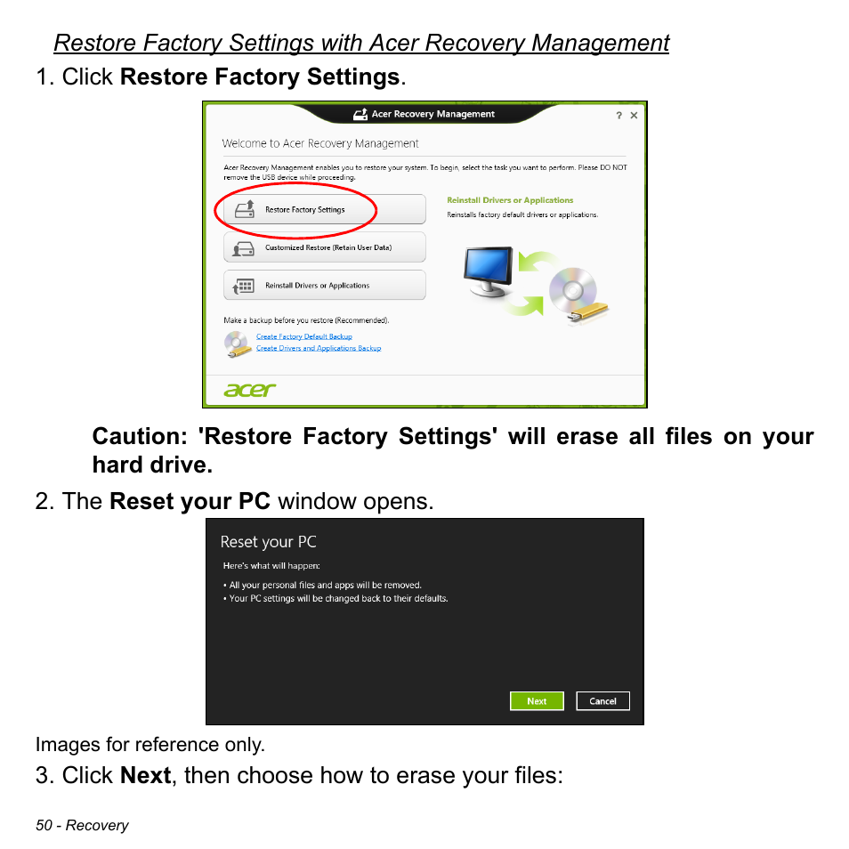 Acer Aspire E1-731G User Manual | Page 51 / 103