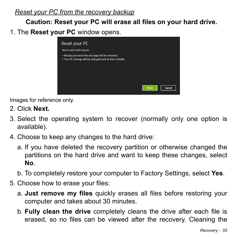 Acer Aspire E1-731G User Manual | Page 56 / 103