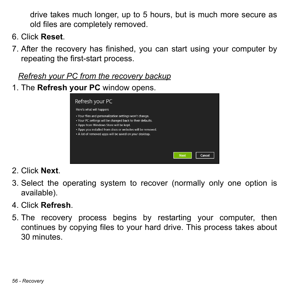 Acer Aspire E1-731G User Manual | Page 57 / 103