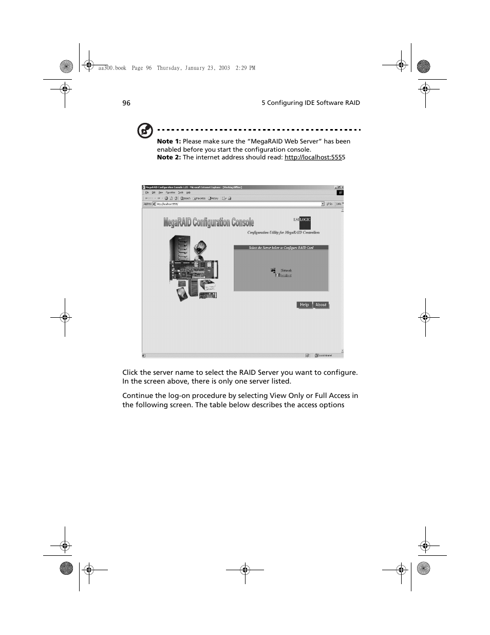 Acer Altos G301 User Manual | Page 108 / 160