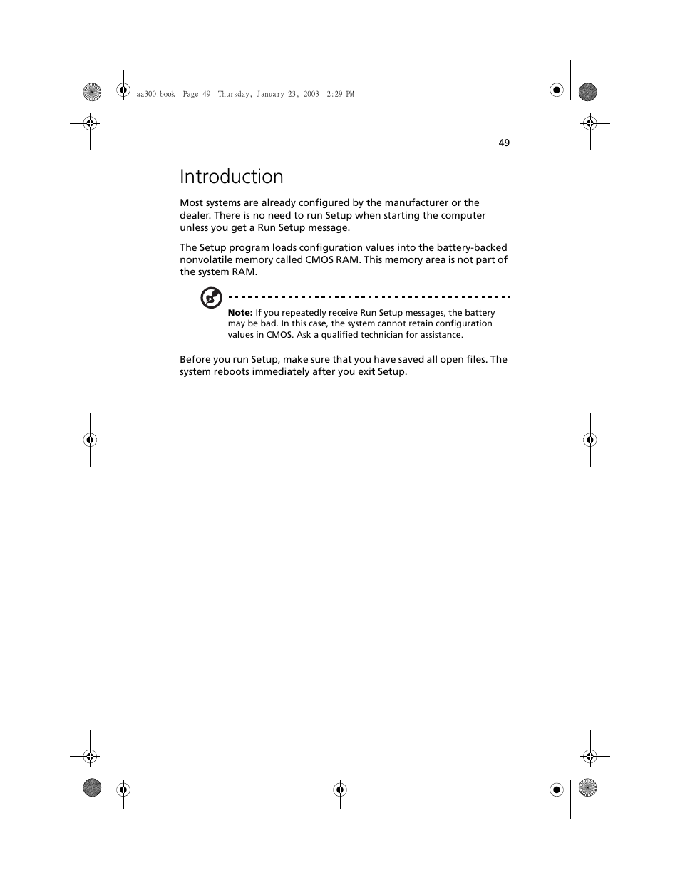 Introduction | Acer Altos G301 User Manual | Page 61 / 160