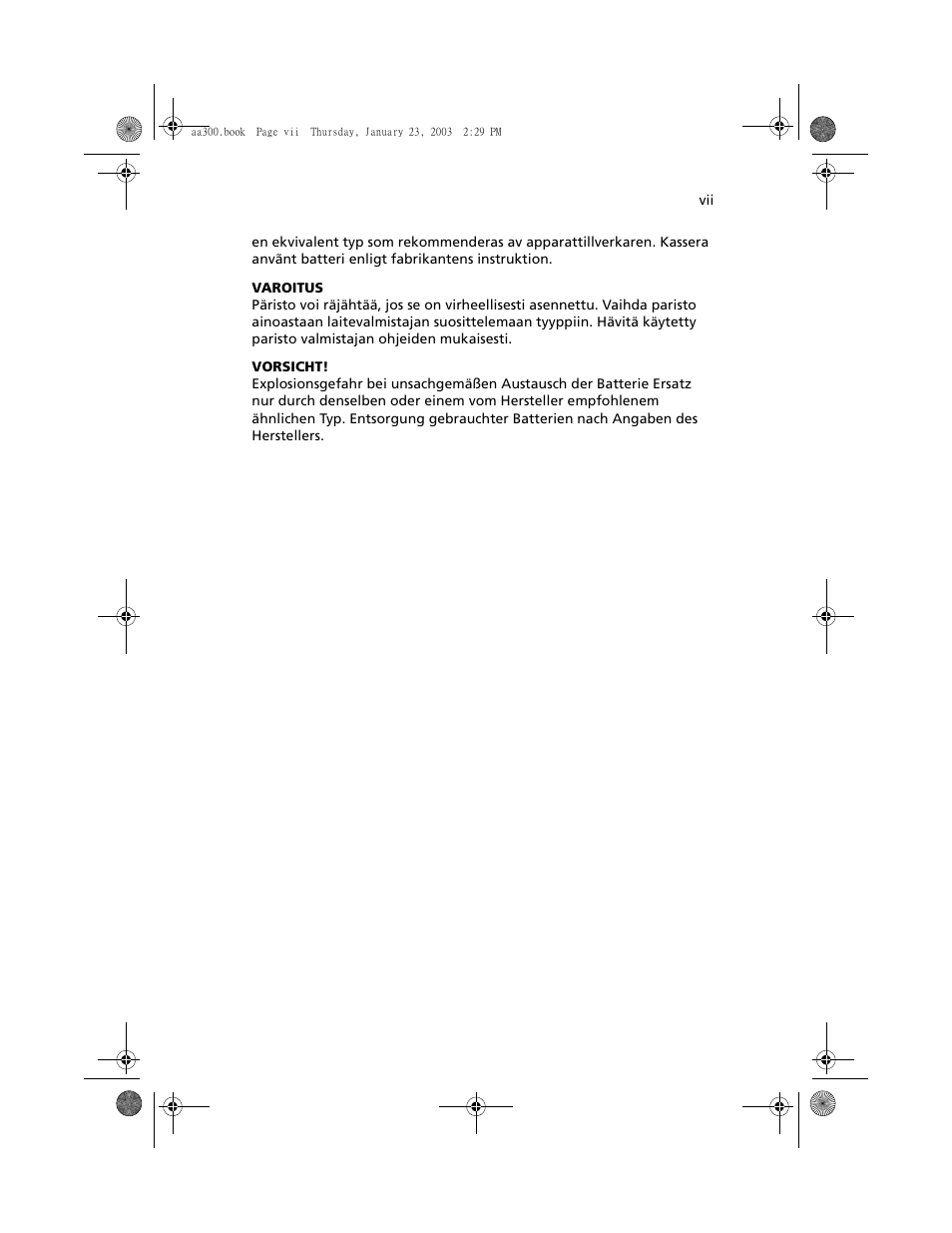 Acer Altos G301 User Manual | Page 7 / 160