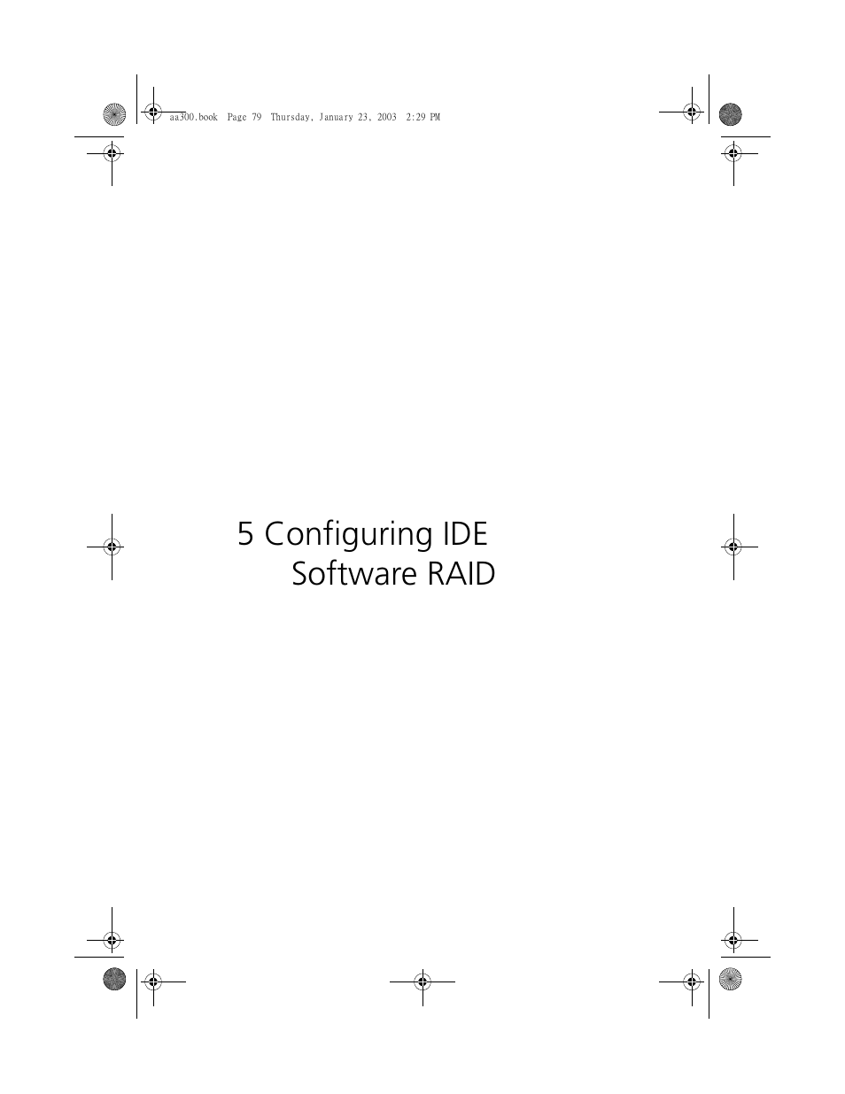 5 configuring ide software raid | Acer Altos G301 User Manual | Page 91 / 160