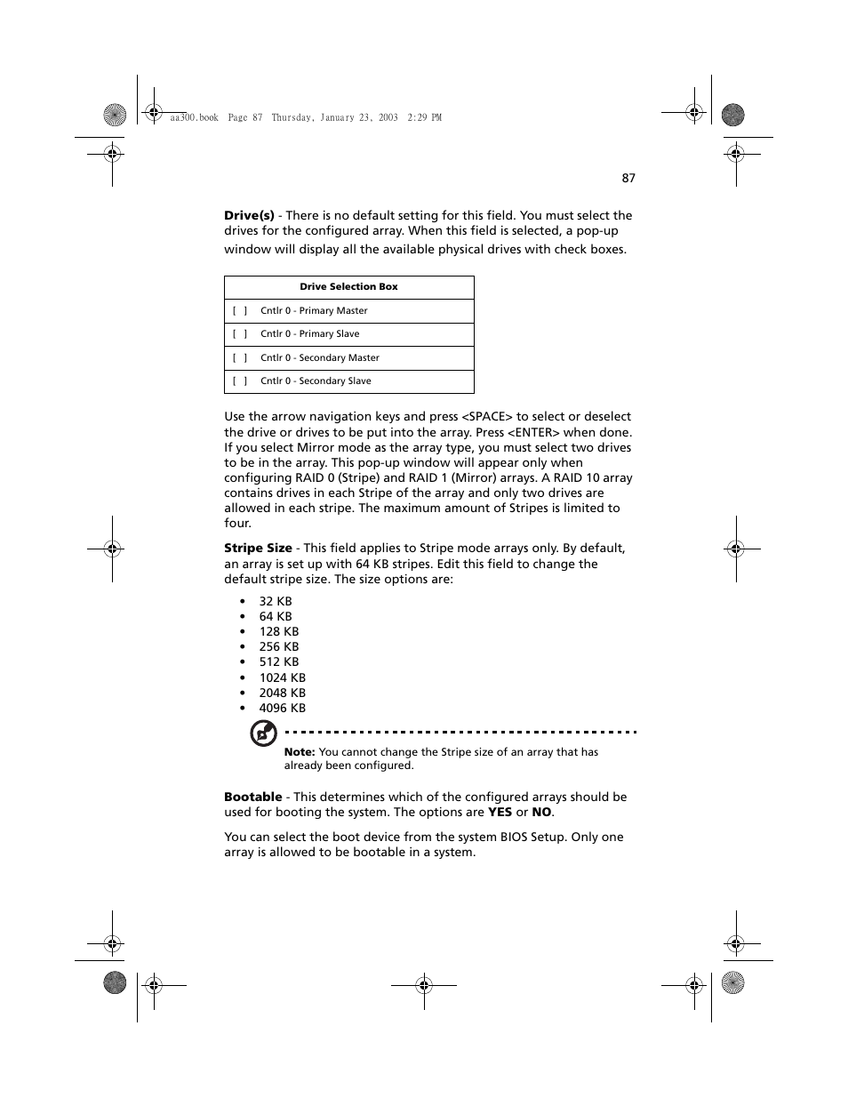 Acer Altos G301 User Manual | Page 99 / 160