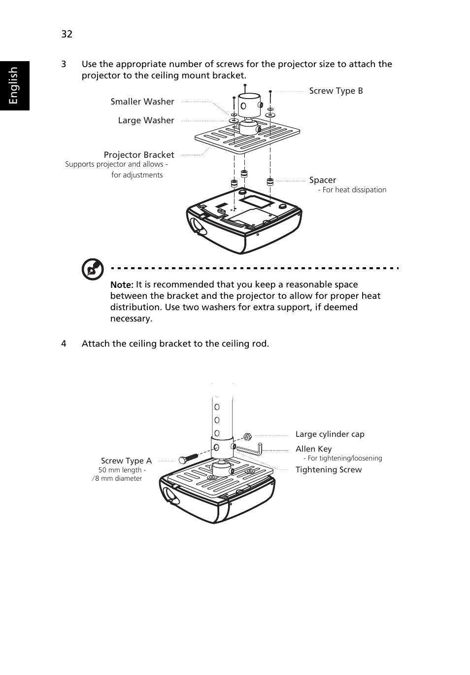 English | Acer X1261 User Manual | Page 44 / 54