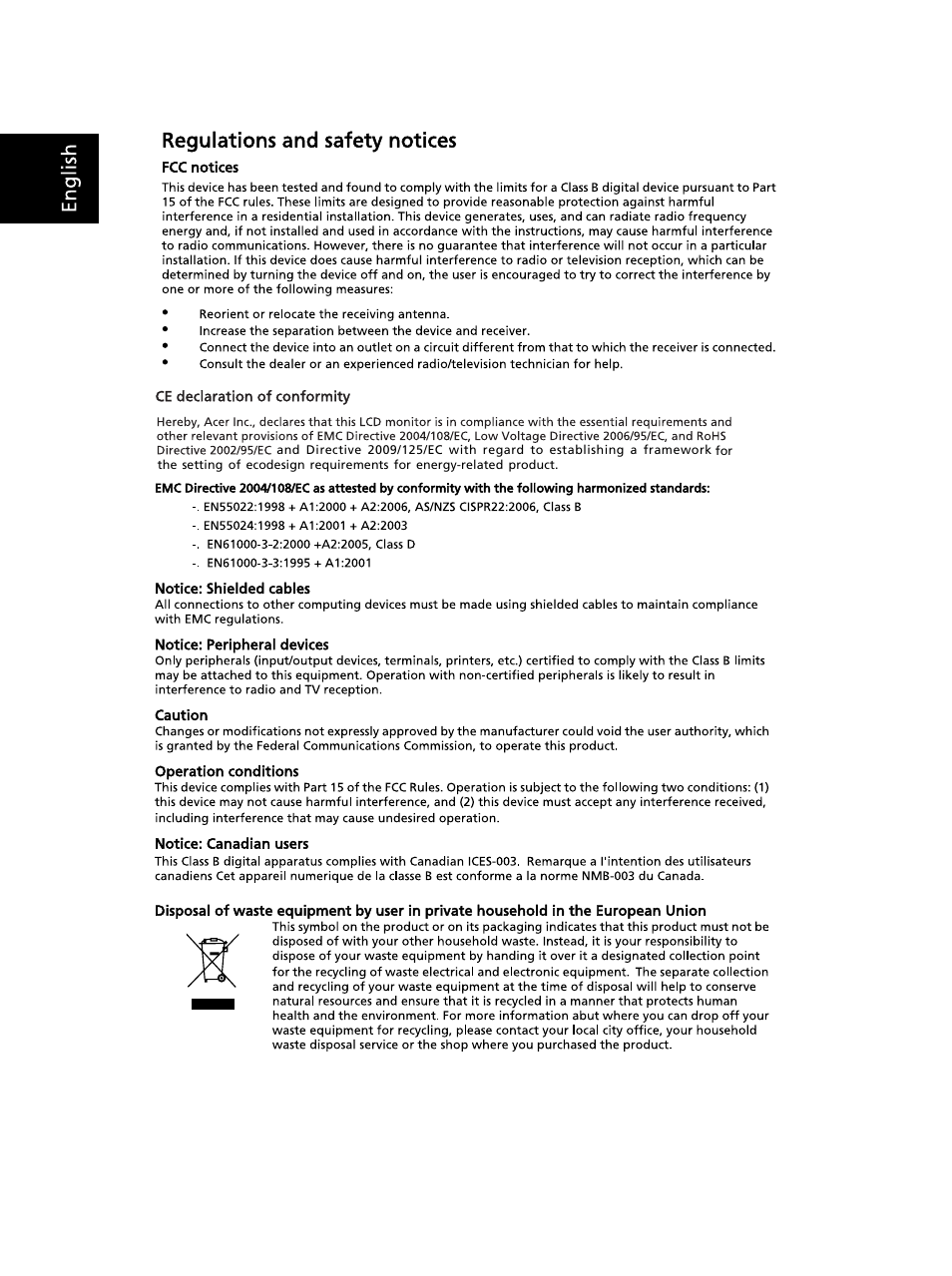 Acer S273HL User Manual | Page 2 / 2