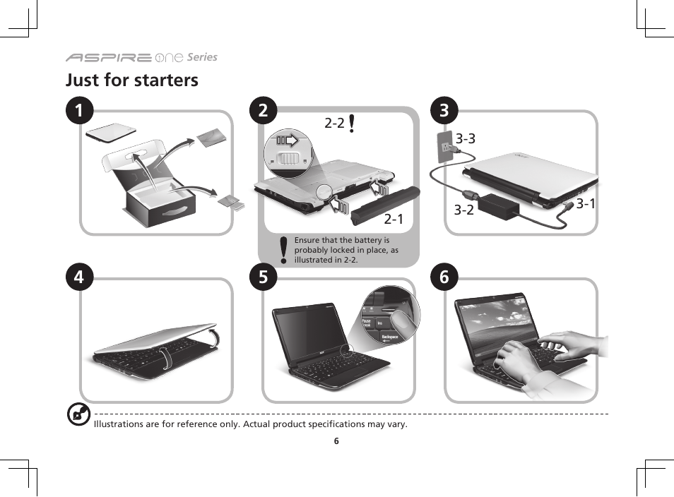 Acer AO751h User Manual | Page 6 / 12