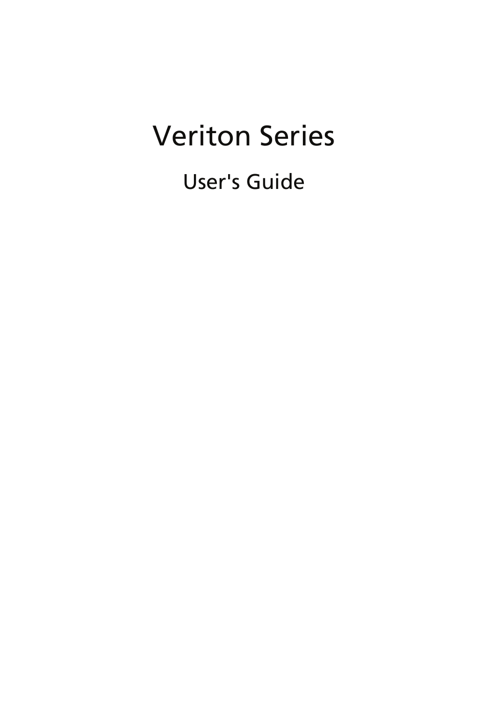 Acer Veriton 6900Pro User Manual | 102 pages