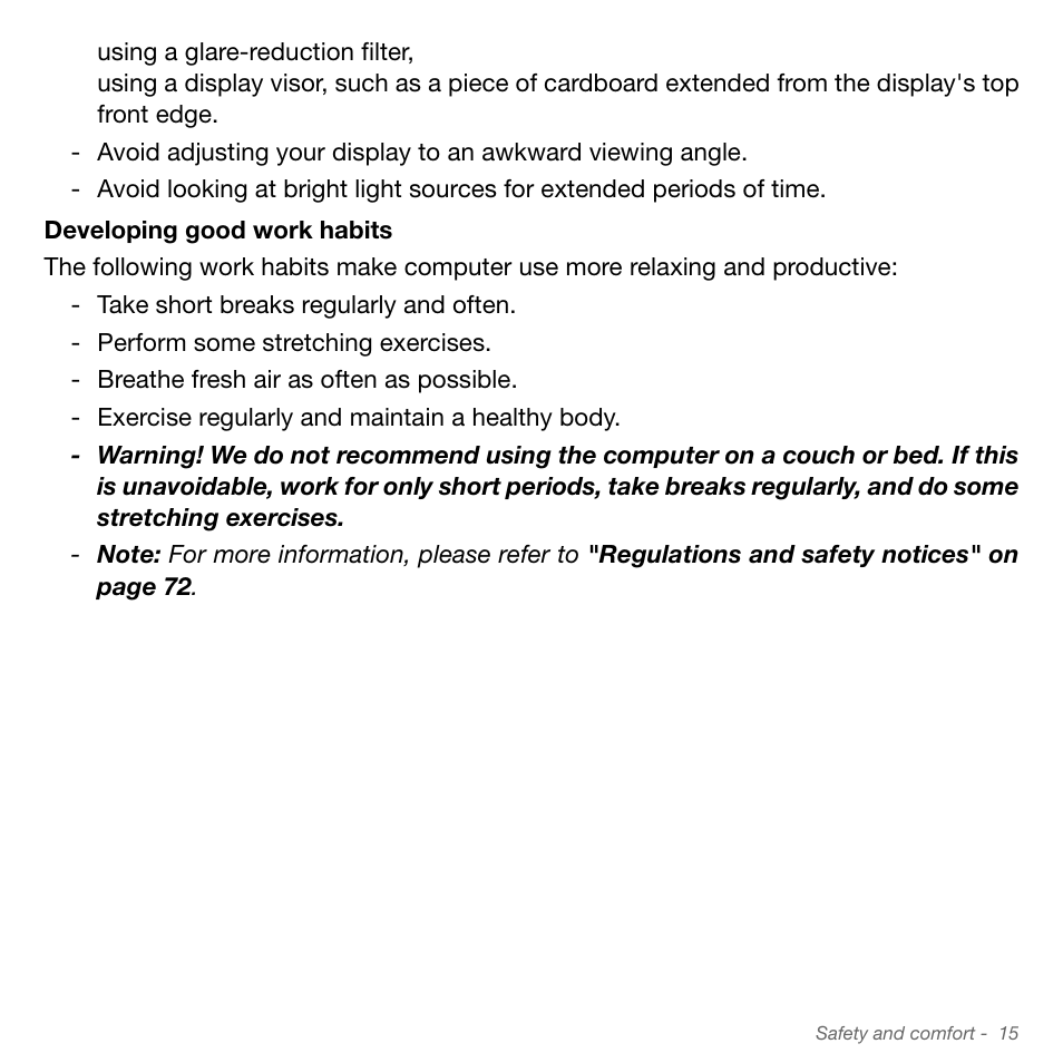 Acer Aspire S3-951 User Manual | Page 15 / 78