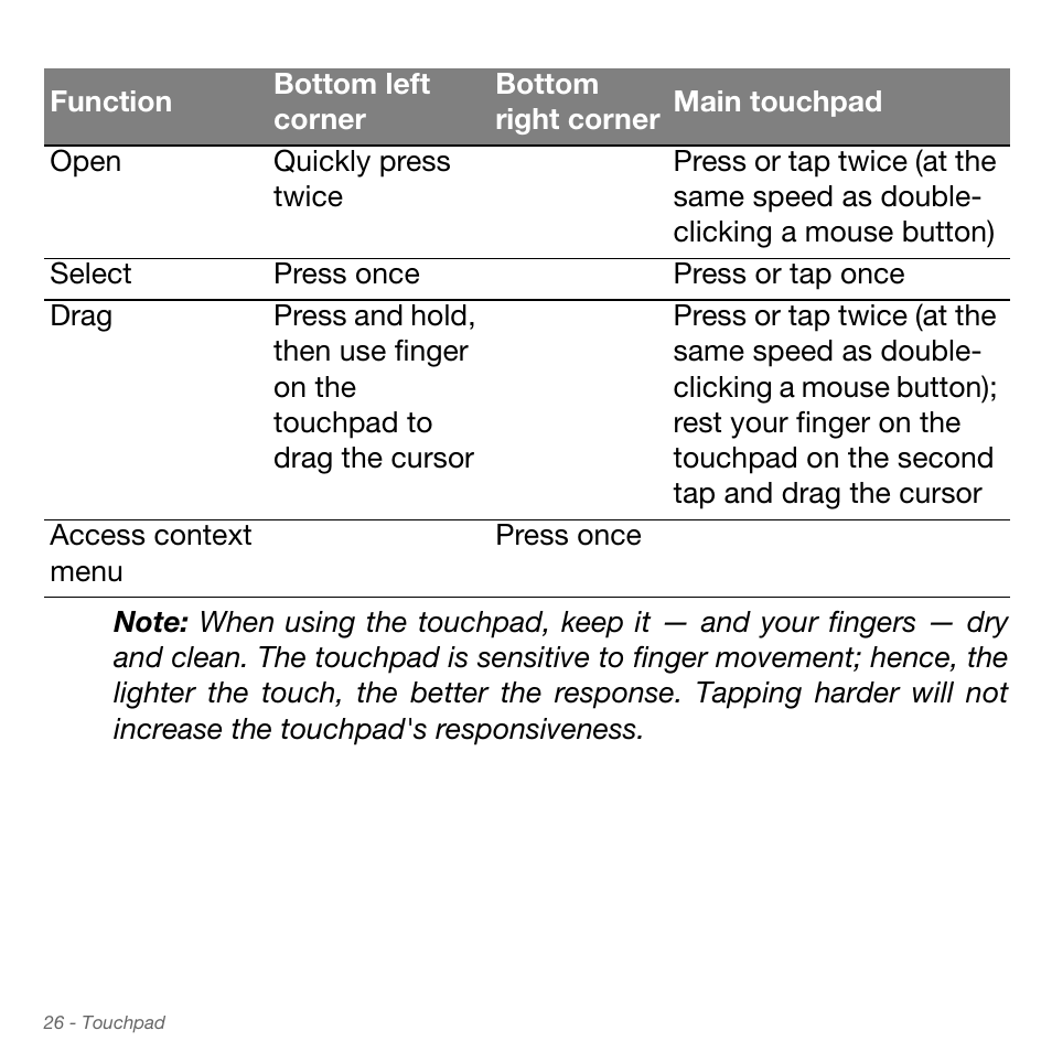 Acer Aspire S3-951 User Manual | Page 26 / 78