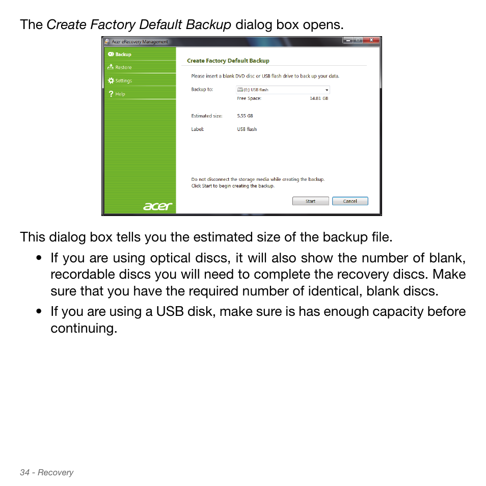 Acer Aspire S3-951 User Manual | Page 34 / 78