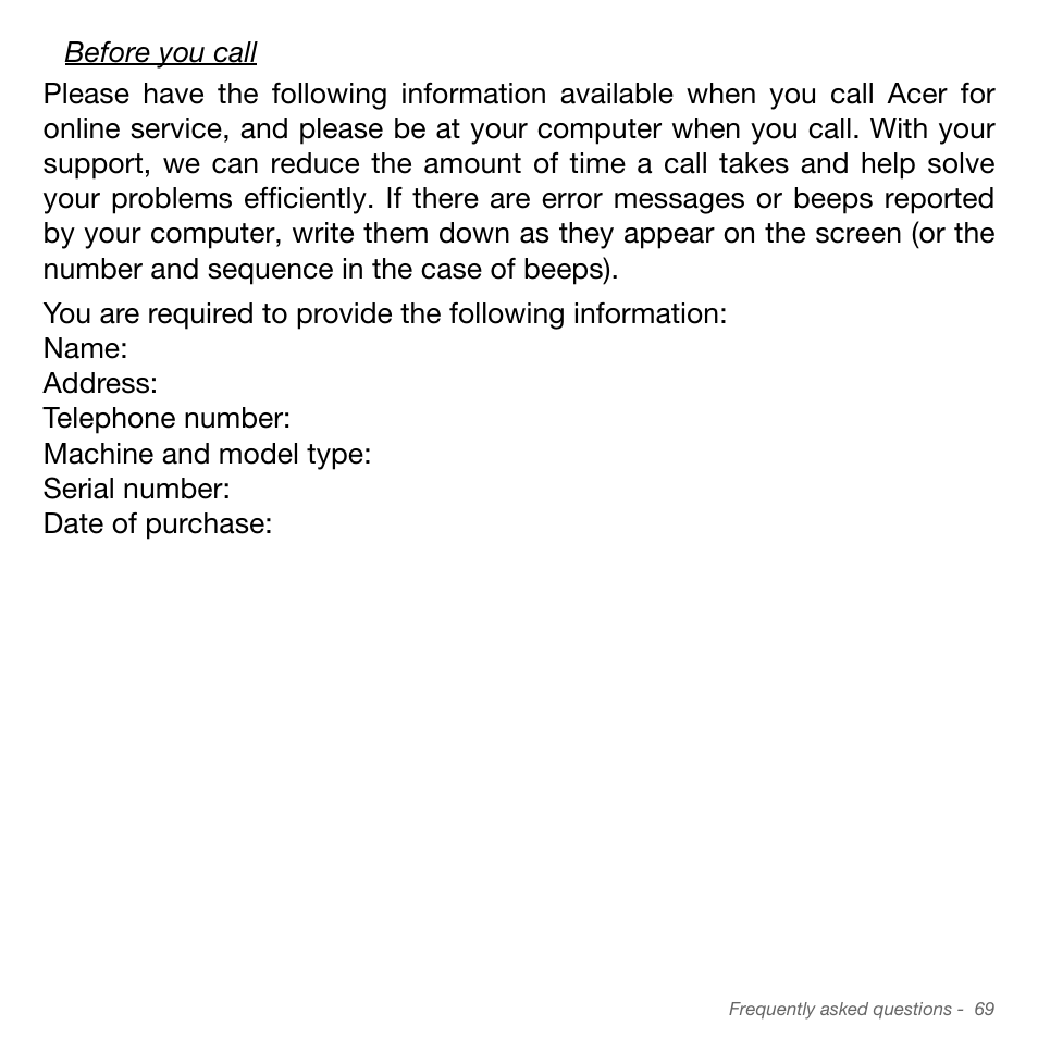 Acer Aspire S3-951 User Manual | Page 69 / 78