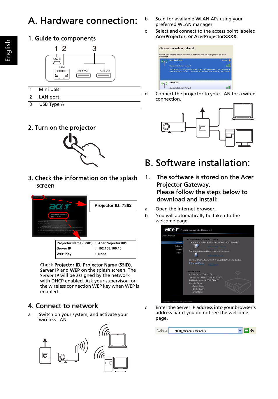 Acer U5200 User Manual | 2 pages